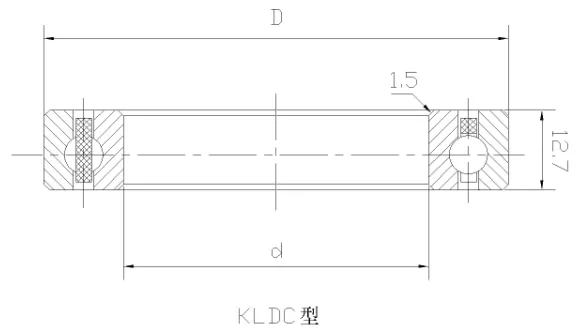 KLDX四點接觸球等截面薄壁軸承